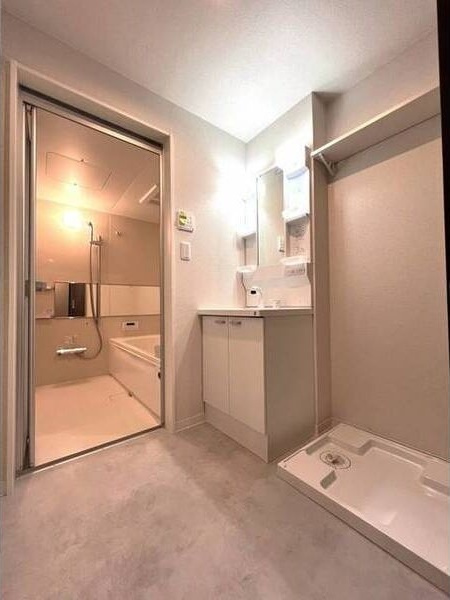 FSネコテラスの洗面所