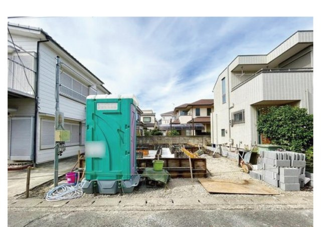 南希望が丘新築戸建　3,000万円台　3LDK　南側道路の外観