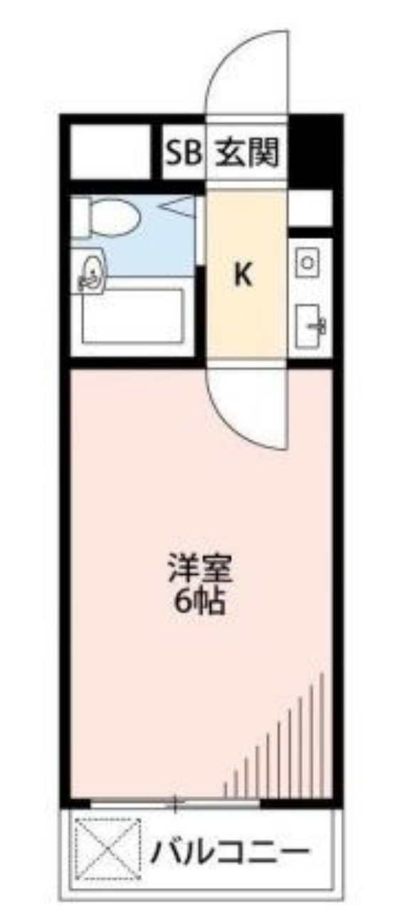 【千葉県】松戸市1棟収益マンション　「新松戸駅」徒歩3分！の間取り