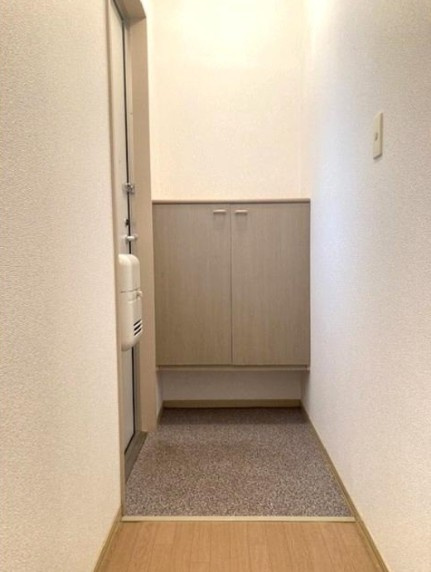 スターライト中央A棟の玄関