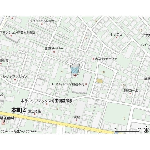 アンプルール PalaceAの地図