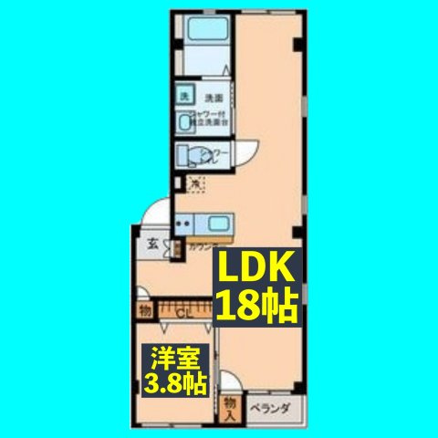 グランレーヴ東別院EASTの間取り