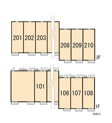 【区画図】 | レオパレスグリーンリバー２