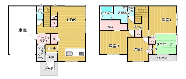 【間取り】の画像