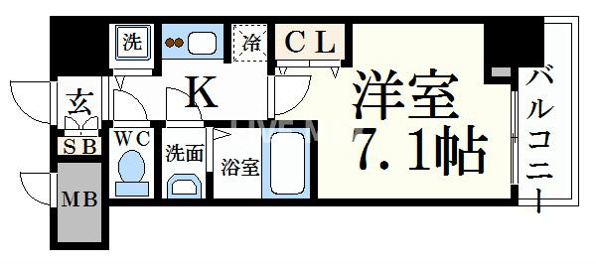 ※間取りは反転タイプになります。