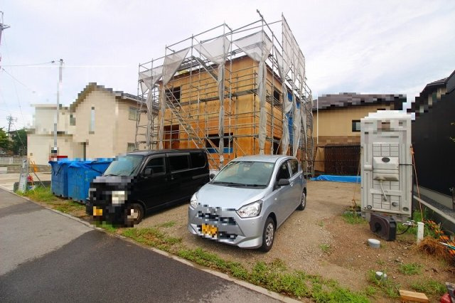 米子市彦名町新築分譲住宅の前面道路含む現地写真|彦名町に新築分譲住宅建築中！
完成/2025年11月予定