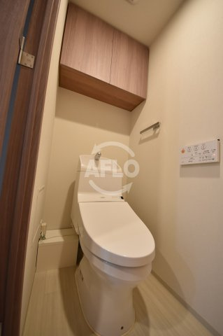 プラウド堀江公園　日吉小学校区のトイレ|プラウド南堀江　温水洗浄便座