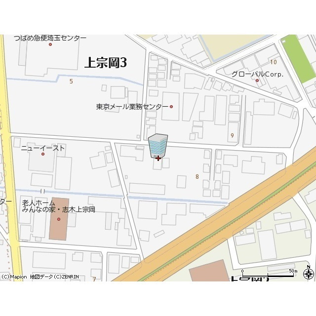 アムールportの地図