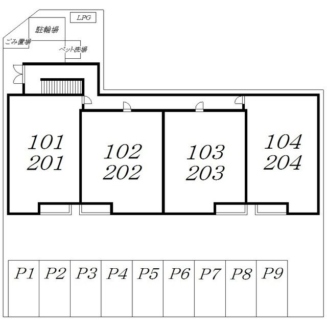 アムールportの区画図