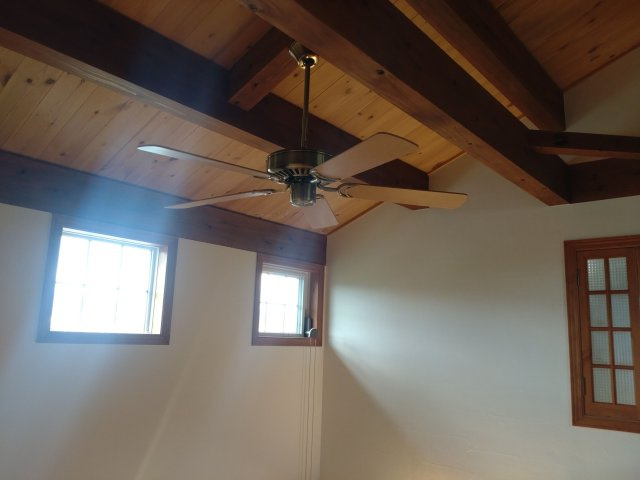 【その他】 | 春日市春日３丁目　戸建て | 天井にはシーリングファンがあるので空気を効率よく循環させることができます