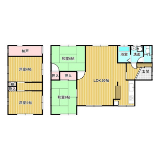 【間取り】 | ～商談中～下内膳788-10戸建(カニワ団地内)