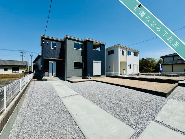 玉村町八幡原　１号棟(全３棟)　リーブルガーデン　新築建売分譲の外観|おしゃれな外観です