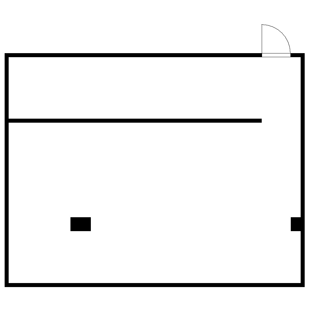 一色さかな広場内　貸店舗の間取り
