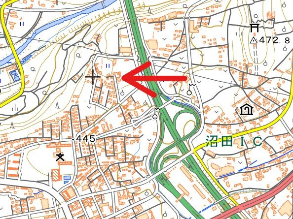 沼田市　一棟マンションの地図