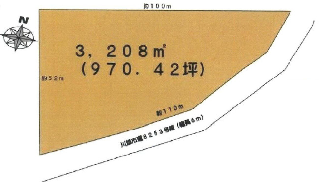 川越市かすみ野３丁目売地の土地図|970.42坪
