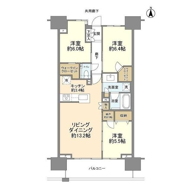 プラウドタワー清澄白河の間取り