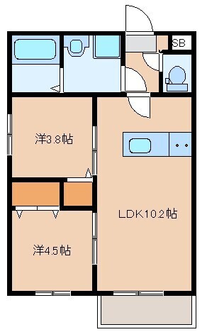 【間取り】 | ジリオ井尻　★プライスホームなら仲介手数料が割引価格です★