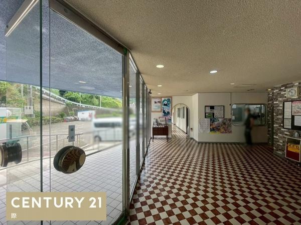 ヴィラ椿二号館のエントランス