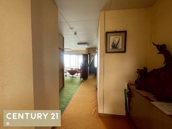 ヴィラ椿二号館の玄関