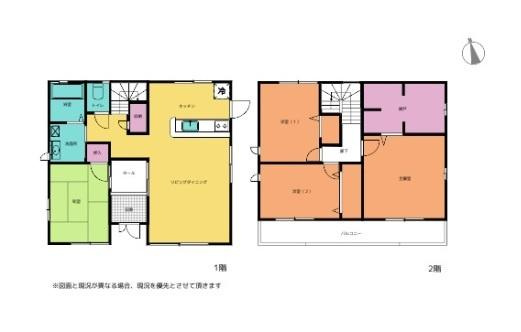和歌山市太田　中古戸建の間取り