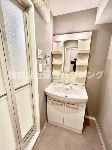 ニッケノーブルハイツ江坂の洗面所