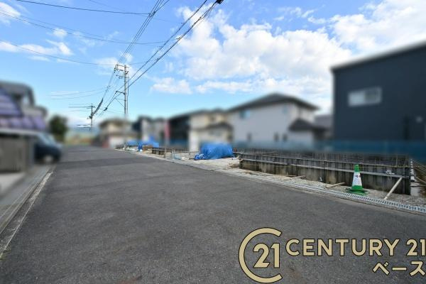 リーブルガーデン阪手 ３号棟 ／新築一戸建の前面道路含む現地写真|■現地撮影写真■お気軽にお問い合わせくださいませ！