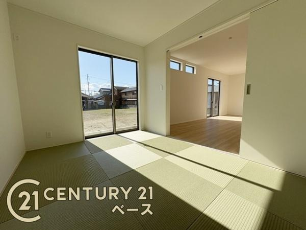クレイドルガーデン東九条町 ２号棟 ／新築一戸建の和室|■現地撮影写真■ほっこり落ち着ける和室！客間としてもご利用いただけます！