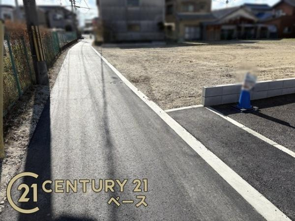 クレイドルガーデン東九条町 ３号棟 ／新築一戸建の前面道路含む現地写真|■現地撮影写真■お気軽にお問い合わせくださいませ！