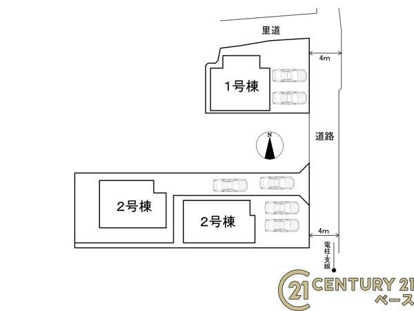 クレイドルガーデン東九条町 ３号棟 ／新築一戸建の区画図|■こちらの物件は３号棟です！■