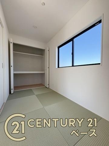 クレイドルガーデン東九条町 ３号棟 ／新築一戸建の和室|■現地撮影写真■ほっこり落ち着ける和室！客間としてもご利用いただけます！