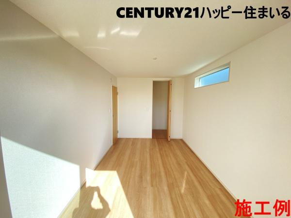 岡崎市矢作町　全3棟・3号棟の洋室|施工例