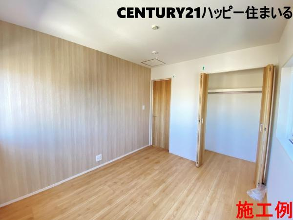 豊田市志賀町高洞　全2棟・1号棟の洋室|施工例