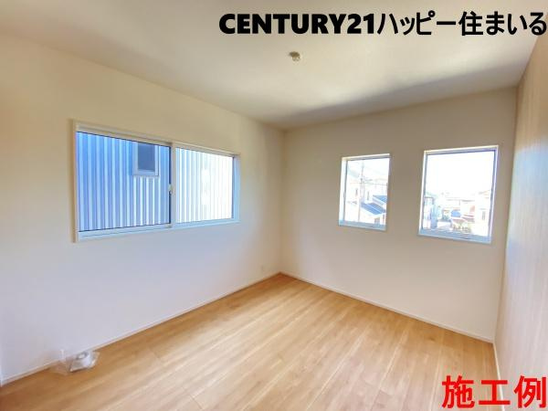 豊田市志賀町高洞　全2棟・1号棟の洋室|施工例