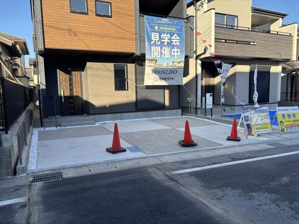 豊田市志賀町高洞　全2棟・1号棟の駐車場|広々２台駐車できます！