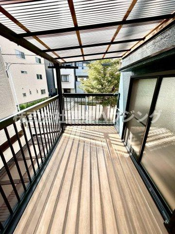 出来島2丁目一戸建のバルコニー