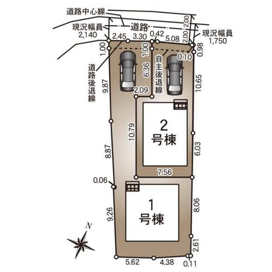 【区画図】 | 高知市前里/２区画