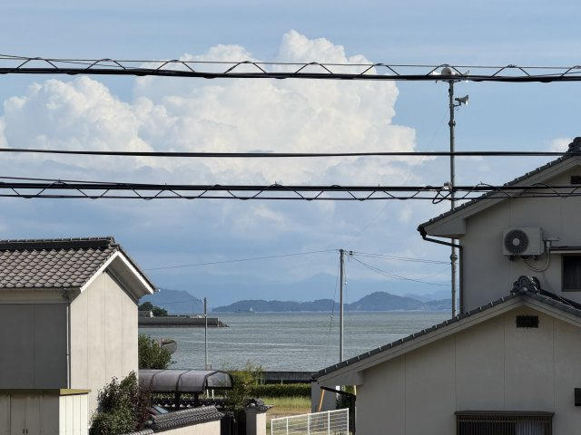 笠岡市入江売家の展望