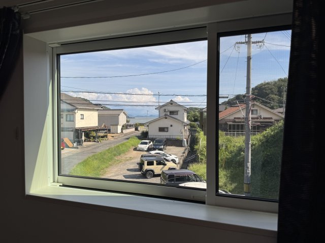 笠岡市入江売家の展望