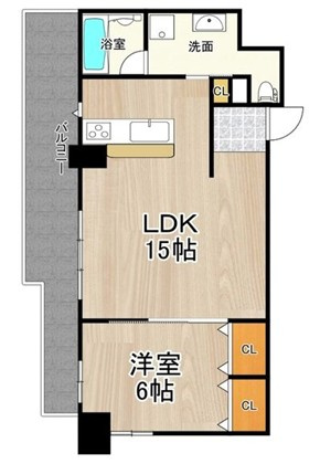 豊中市西泉丘３丁目の賃貸マンションの間取り