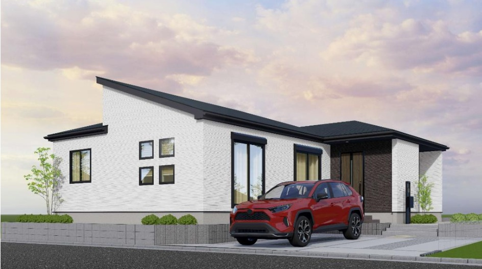 GRAFARE　狭山市柏原20期　全１棟の外観パース