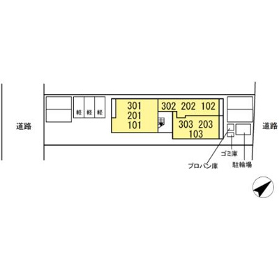 【区画図】 | D-room沖野上Ⅱ
