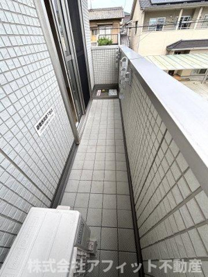 【バルコニー】 | エコール草戸 | 北東向き