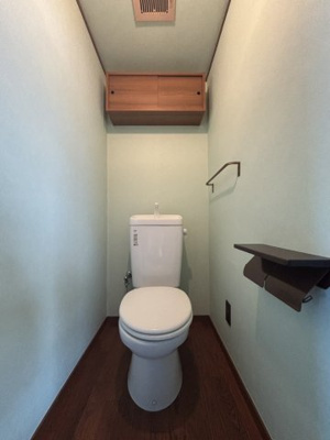 【トイレ】 | リゾートビラ西戸崎 | 落ち着いたトイレです