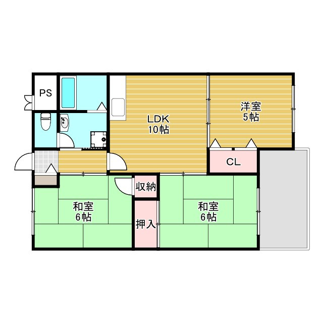 ロイヤルハイツ神田の間取り