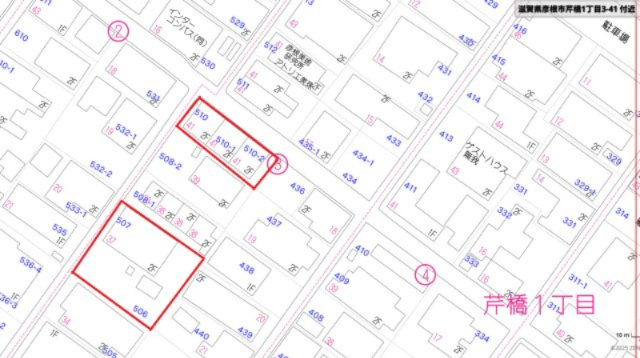 彦根市芹橋1丁目　売地の画像