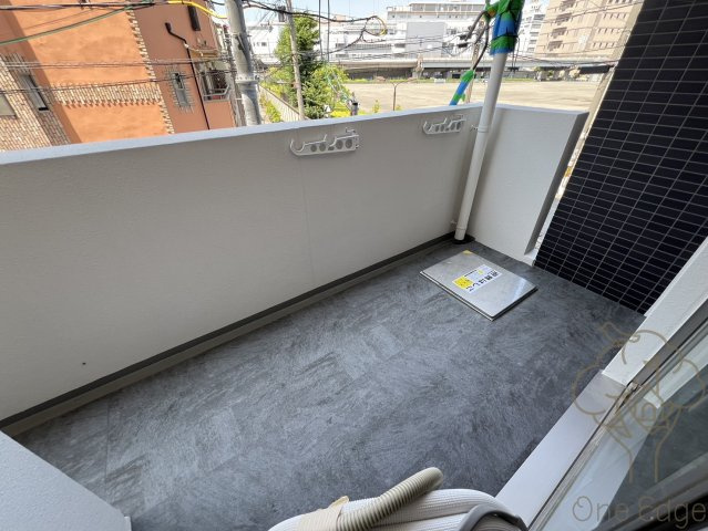 セレニテ十三ミラクのバルコニー