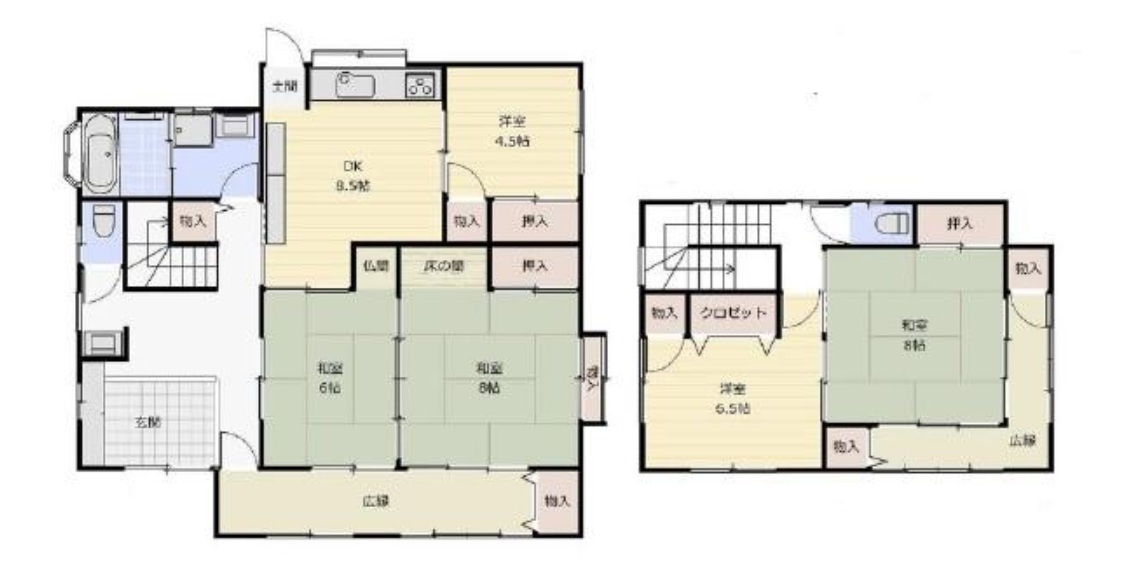 【中古戸建】前橋市大友町の間取り|■間取り