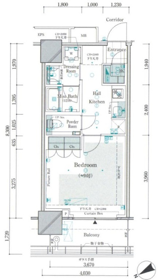 【間取り】 | ザ・タワー十条 | 新築マンションの未入居のお部屋です！
