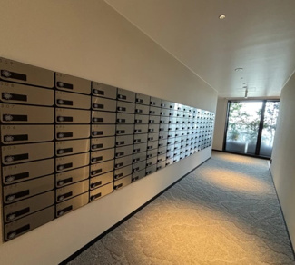 【その他共用部分】 | 集合ポストも清廉されています。