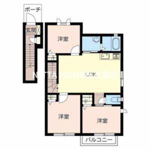 アプリコットの間取り|3LDKでご家族様にもオススメ★